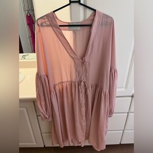 Elegant Pink Women's Dress